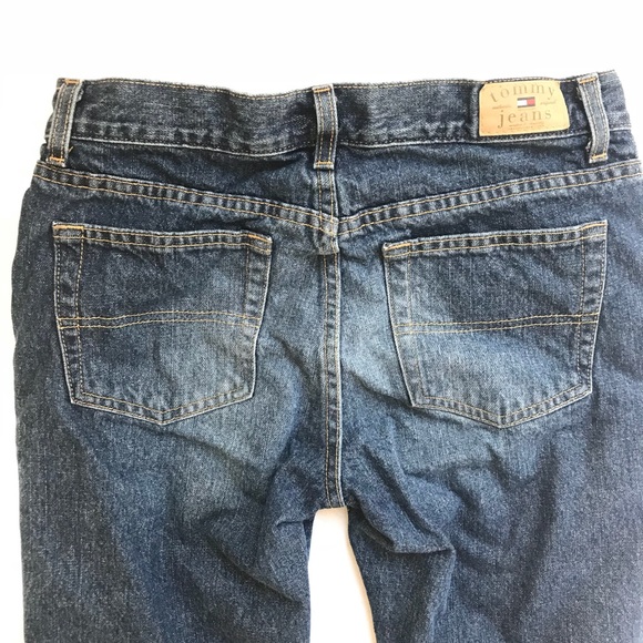 Sz 7 Tommy boot cut jeans 30x29 Y2K - Picture 4 of 5